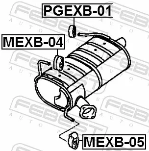 Compre Coxim de fixação do silenciador Toyota Corolla  E11