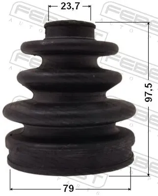  Bota de proteção externa de junta homocinética do semieixo dianteiro Toyota Corolla 