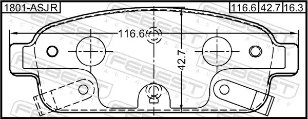 Compre Sapatas do freio traseiras de disco Opel Astra J Sports Tourer 35