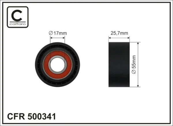 Rolo de reguladora de tensão da correia de transmissão para BMW 5 (G30, F90)