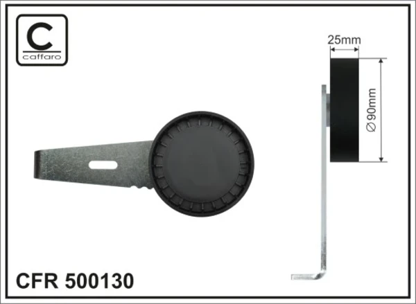 500130 Caffaro rolo de reguladora de tensão da correia de transmissão