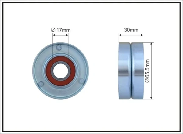 Rolo de reguladora de tensão da correia de transmissão para Renault Master (FD)