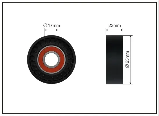 Rolo de reguladora de tensão da correia de transmissão Fiat 500 hatchback (312) (2007 - 2025) preço, a partir de