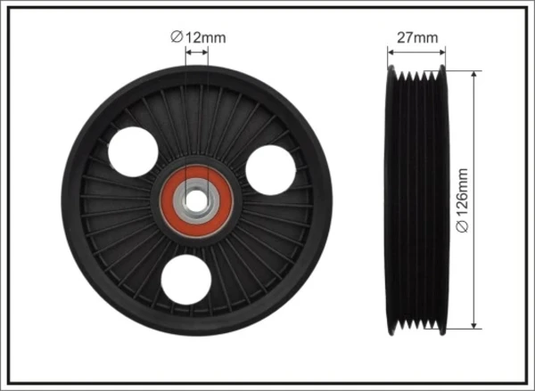 Rolo de reguladora de tensão da correia de transmissão para Dodge Caravan (NS)