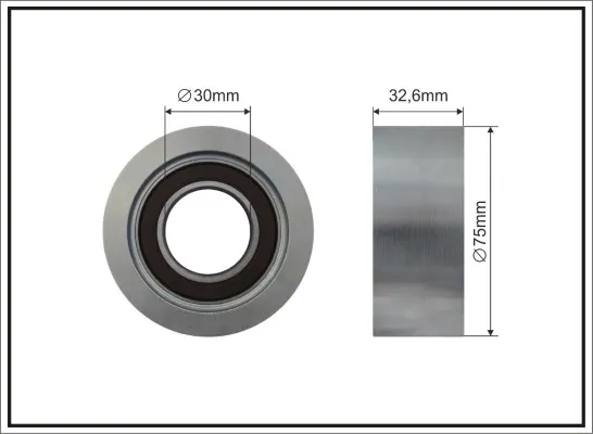 Rolo de reguladora de tensão da correia de transmissão Mercedes Benz Truck TRUCK ACTROS MP4 / MP5