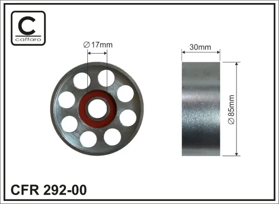 Rolo de reguladora de tensão da correia de transmissão Land Rover Discovery I