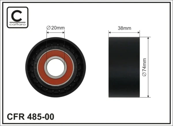 Rolo de reguladora de tensão da correia de transmissão para Volvo Trucks TRUCK FH12 