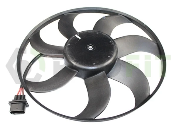Ventilador elétrico de esfriamento montado (motor + roda de aletas) para Volkswagen Polo (9A4)
