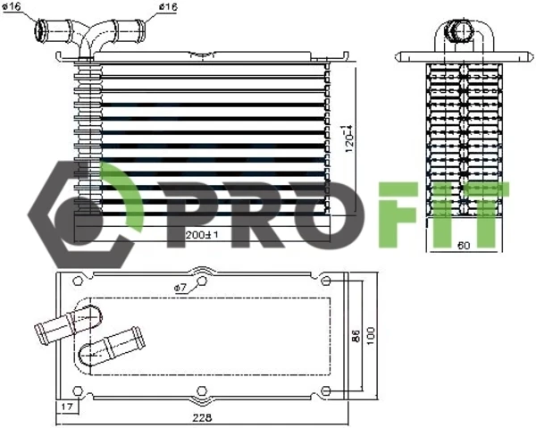 Radiador de intercooler para Volkswagen Jetta (162)