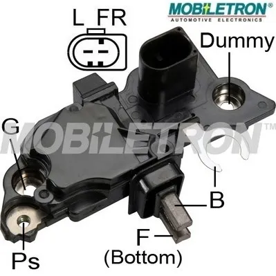 Relê-regulador do gerador (relê de carregamento) VRB255 Mobiletron