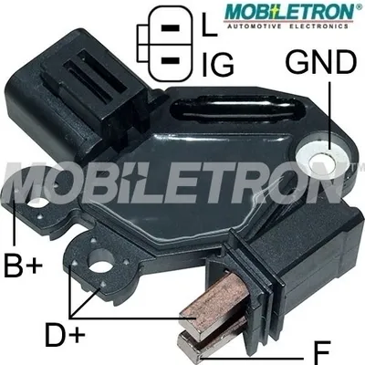 Relê-regulador do gerador (relê de carregamento) VRV5633 Mobiletron