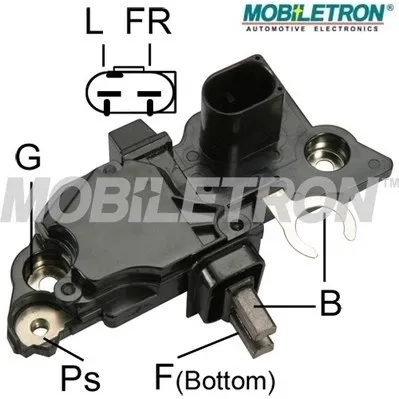 Relê-regulador do gerador (relê de carregamento) VRB247 Mobiletron