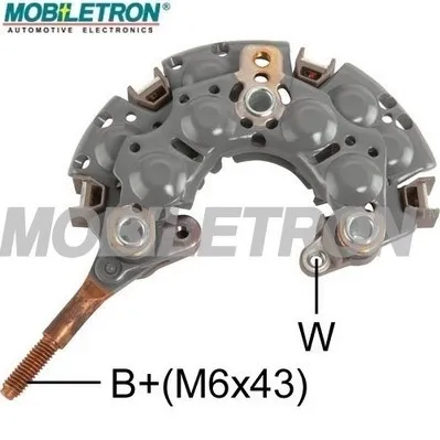 Eixo de diodos do gerador RN03 Mobiletron