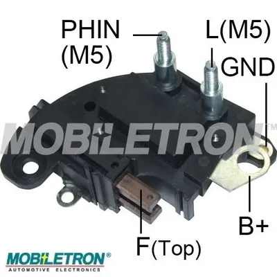 Relê-regulador do gerador (relê de carregamento) VRF160 Mobiletron