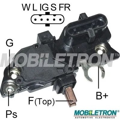Relê-regulador do gerador (relê de carregamento) VRB118B Mobiletron