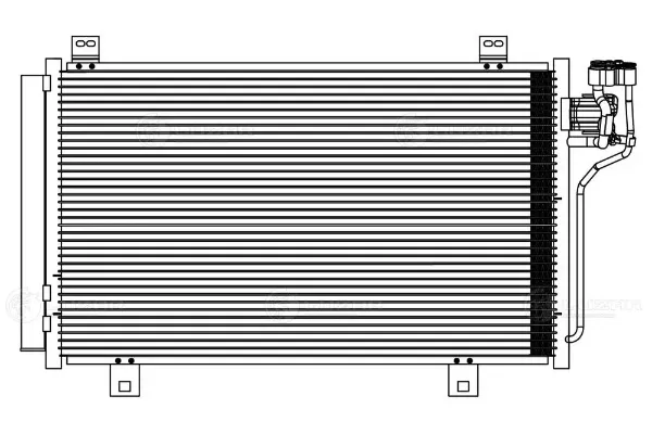 Radiador de aparelho de ar condicionado Mazda CX-5 I SUV (KE, GH) (2011 - 2017) preço, a partir de