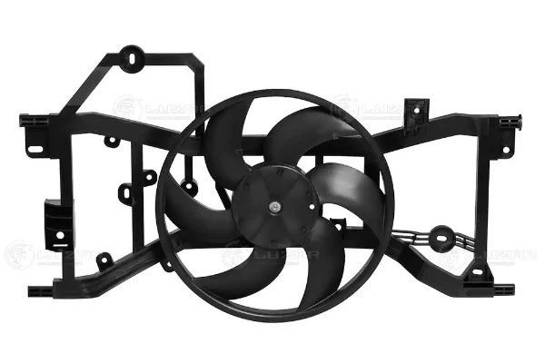 Ventilador elétrico de esfriamento montado (motor + roda de aletas) para Dacia Logan (L8_)