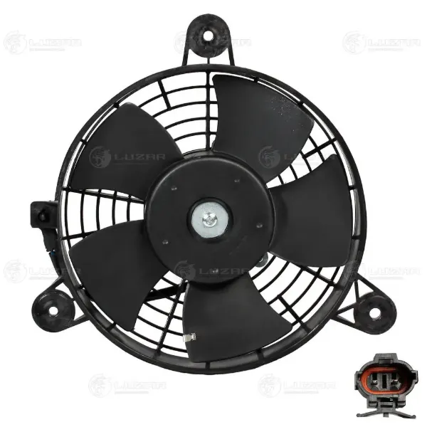 Ventilador (roda de aletas) do radiador de aparelho de ar condicionado P96256603 General Motors