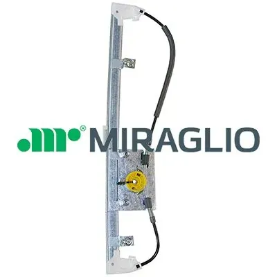 Mecanismo de acionamento de vidro da porta traseira direita 301674 Miraglio