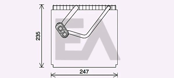 Vaporizador de aparelho de ar condicionado 43B28013 Eaclima