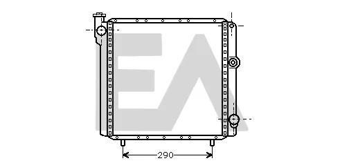 Radiador de esfriamento de motor 7700765600 Renault (RVI)