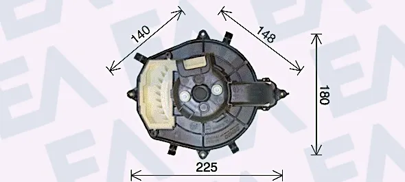 Motor de ventilador de forno (de aquecedor de salão) 42A10028 Eaclima
