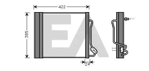 Radiador de aparelho de ar condicionado 30C44002 Eaclima