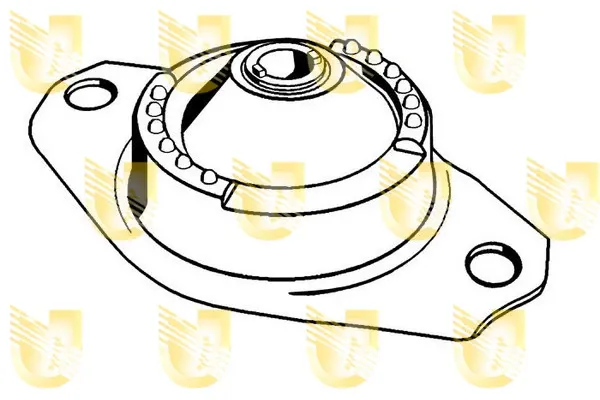 Coxim (suporte) traseiro de motor 395263 Unigom