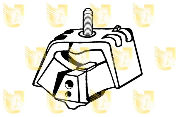 Coxim (suporte) dianteiro de motor Opel Kadett D