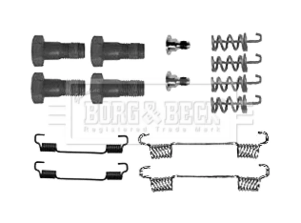 Kit de reparação do freio de estacionamento на Mercedes S (C140)