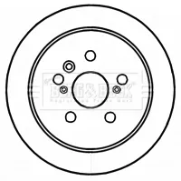  Disco do freio traseiro Toyota Highlander 1