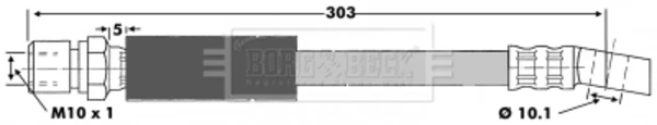 Mangueira do freio dianteira para Opel Corsa (91, 92, 96, 97)