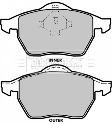 Sapatas do freio dianteiras de disco Volvo V70 I