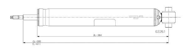 Amortecedor traseiro para Audi Q5 (FYB, FYG)