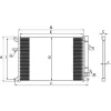 Radiador de aparelho de ar condicionado Fiat Ducato 2 230L