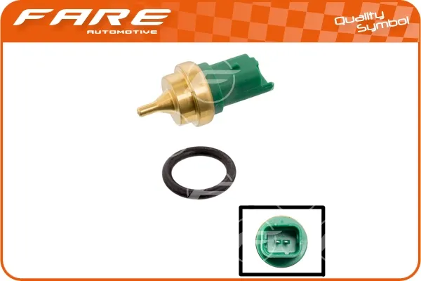 Sensor de temperatura do fluido de esfriamento 15889 Fare