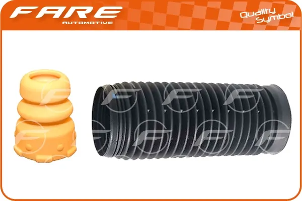 Pára-choque (grade de proteção) de amortecedor traseiro + bota de proteção Mercedes E W210