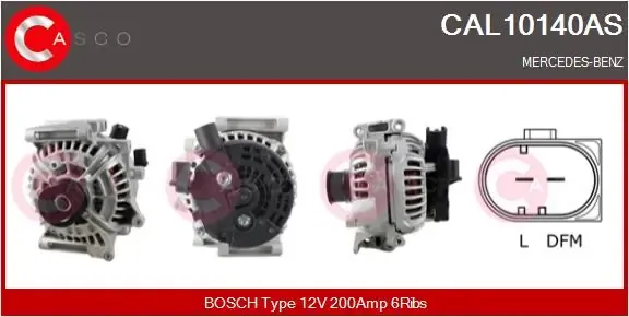 Gerador CAL10140AS Casco