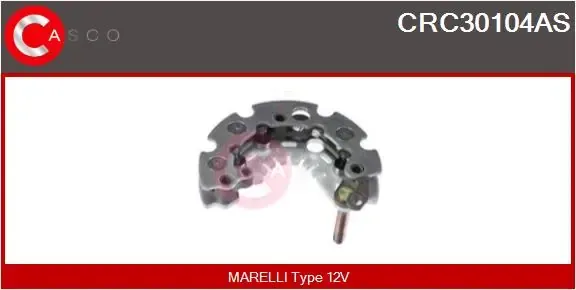 Eixo de diodos do gerador CRC30104AS Casco