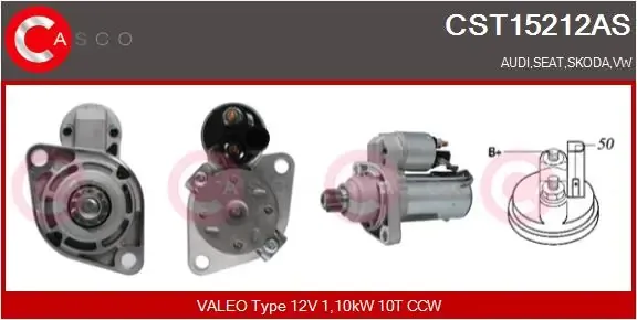 Motor de arranco CST15212AS Casco