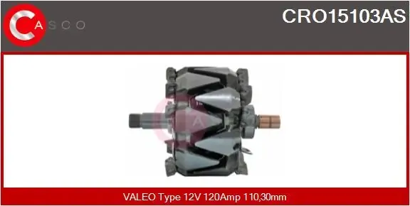 Induzido (rotor) do gerador CRO15103AS Casco