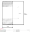 Rolamento do gerador Mercedes ML/GLE W163