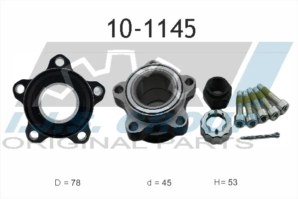 Rolamento de cubo dianteiro 101145 IJS Group