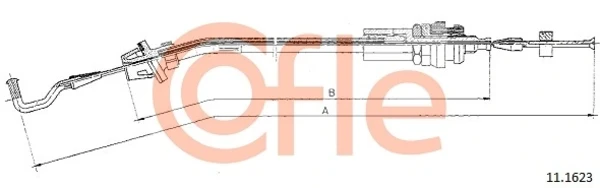 Cabo/pedal de gás (de acelerador) para BMW 3 (E30)