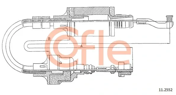 Cabo de embraiagem Opel Vectra A sedan (86, 87) (1988 - 1995) preço, a partir de