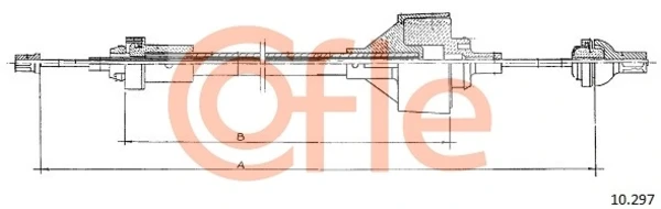 Cabo de embraiagem para Renault 11 