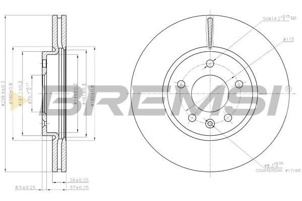 CD7870V Bremsi