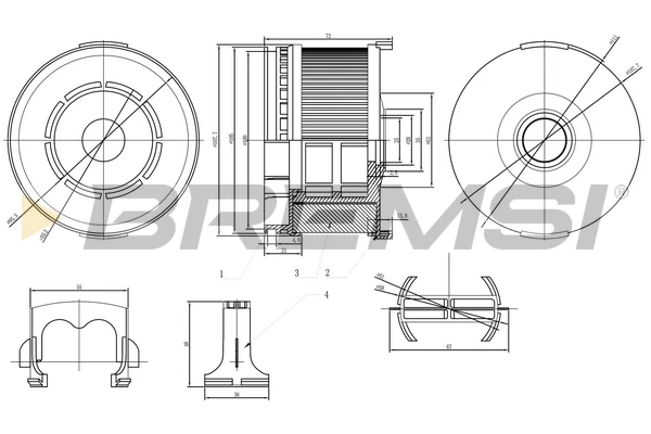 FE0808 Bremsi