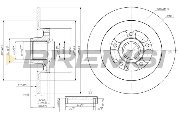 CD7725S Bremsi