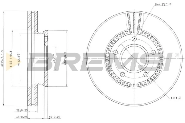 CD7673V Bremsi